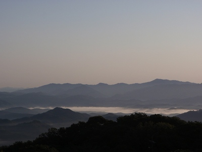 桜山総合公園キャンプ場の雲海