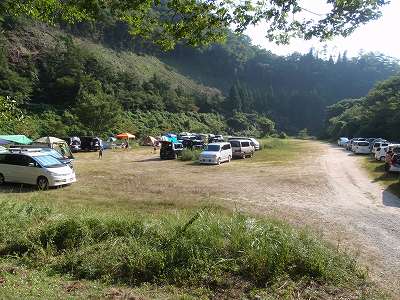 2013年8月の新平ヶ原公園キャンプ場