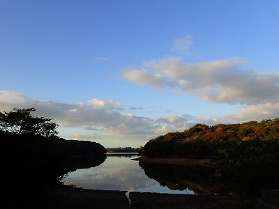 2018年10月のときわ湖畔北キャンプ場