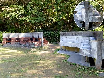 ときわ湖畔北キャンプ場の炊事場