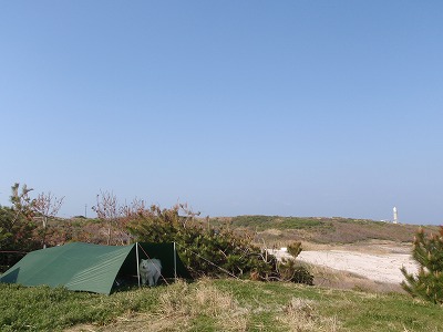 2013年9月:角島大浜キャンプ場2