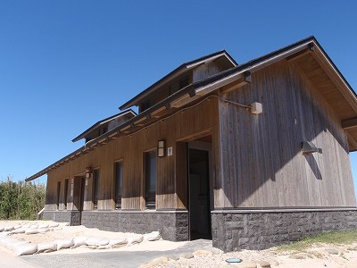 角島大浜キャンプ場のトイレ